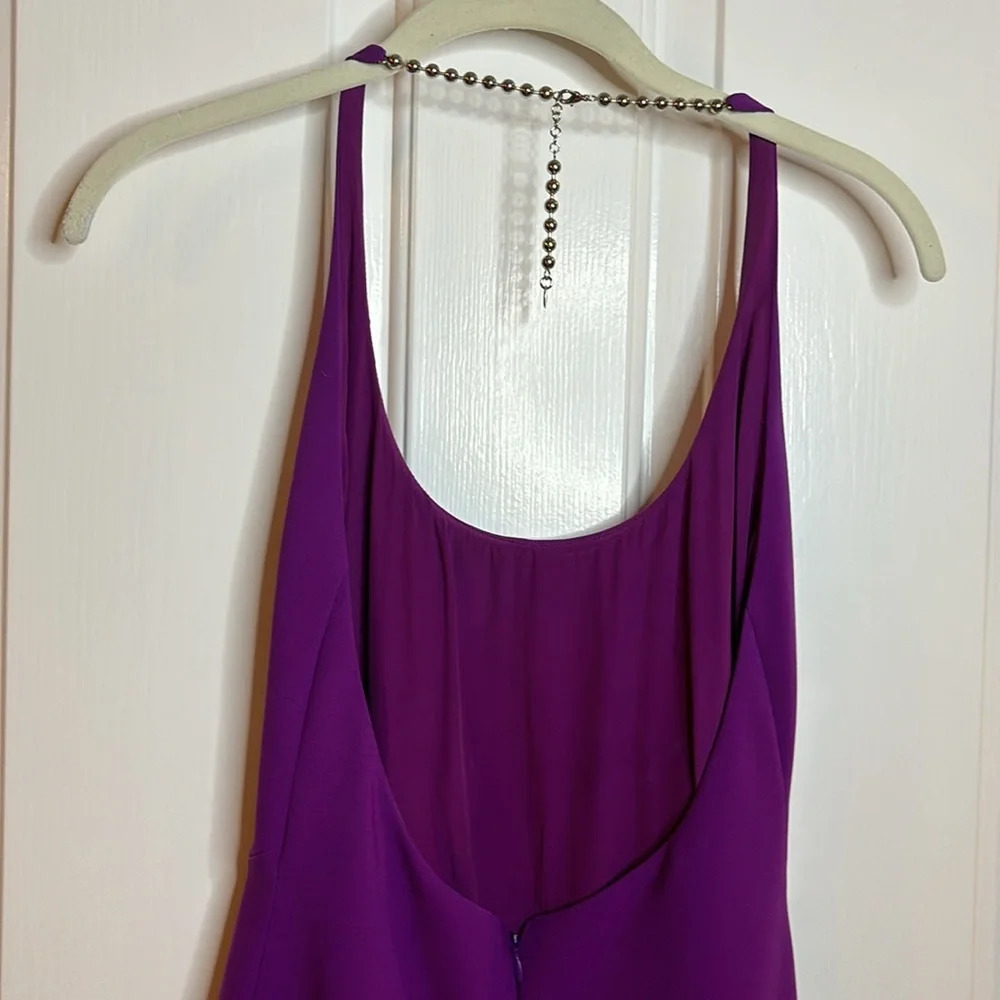Perfect condition The Attico Corine Side Slit Gown size 38IT/0-2 US in purple - Picture 6 of 9